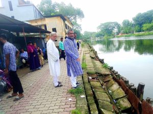 পৌর এলাকায় বৃক্ষরোপন অভিযান করতে সম্ভাব্য এলাকাগুলো পরিদর্শন করেছেন মেয়র আতাউর রহমান সেলিম ॥