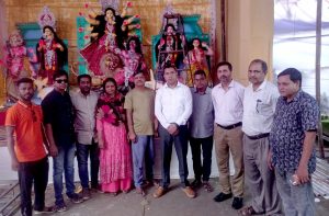 হবিগঞ্জ পৌরএলাকার বিভিন্ন পূজামন্ডপ পরিদর্শন করেছেন হবিগঞ্জ পৌরসভার প্রশাসক প্রভাংশু সোম মহান।