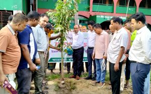 হবিগঞ্জ পৌরসভার টাউন মডেল পুকুরকে নন্দনিক করে গড়ে তোলার অংশ হিসেবে পরিচালিত হয়েছে বৃক্ষরোপন অভিযান। বৃহস্পতিবার বিকেলে জেলা প্রশাসক ড. মো: ফরিদুর রহমান এ বৃক্ষরোপন অভিযানের উদ্বোধন করেন।